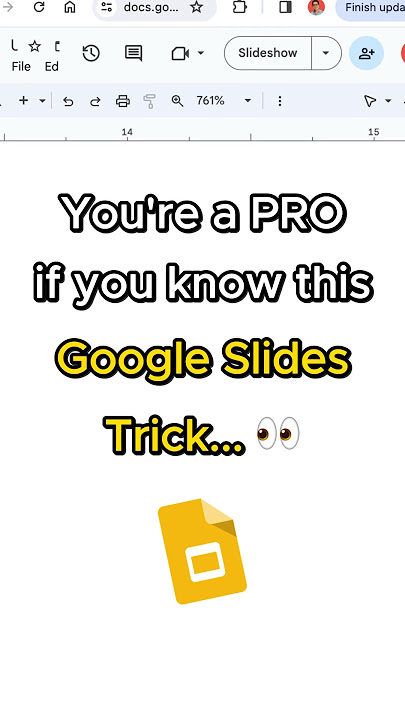 You're a PRO 🫵🏻 if you know this Google Slides Trick #googleslides #presentation #powerpoint
