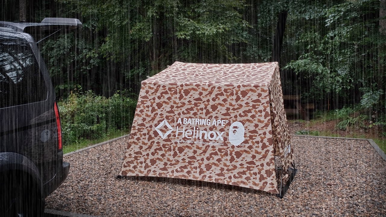 Solo Camping in the BOX - YouTube