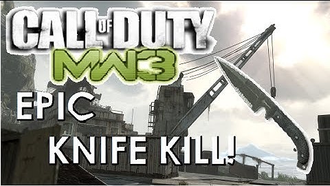 MW3: 2v2 Final Throwing Knife Killcam