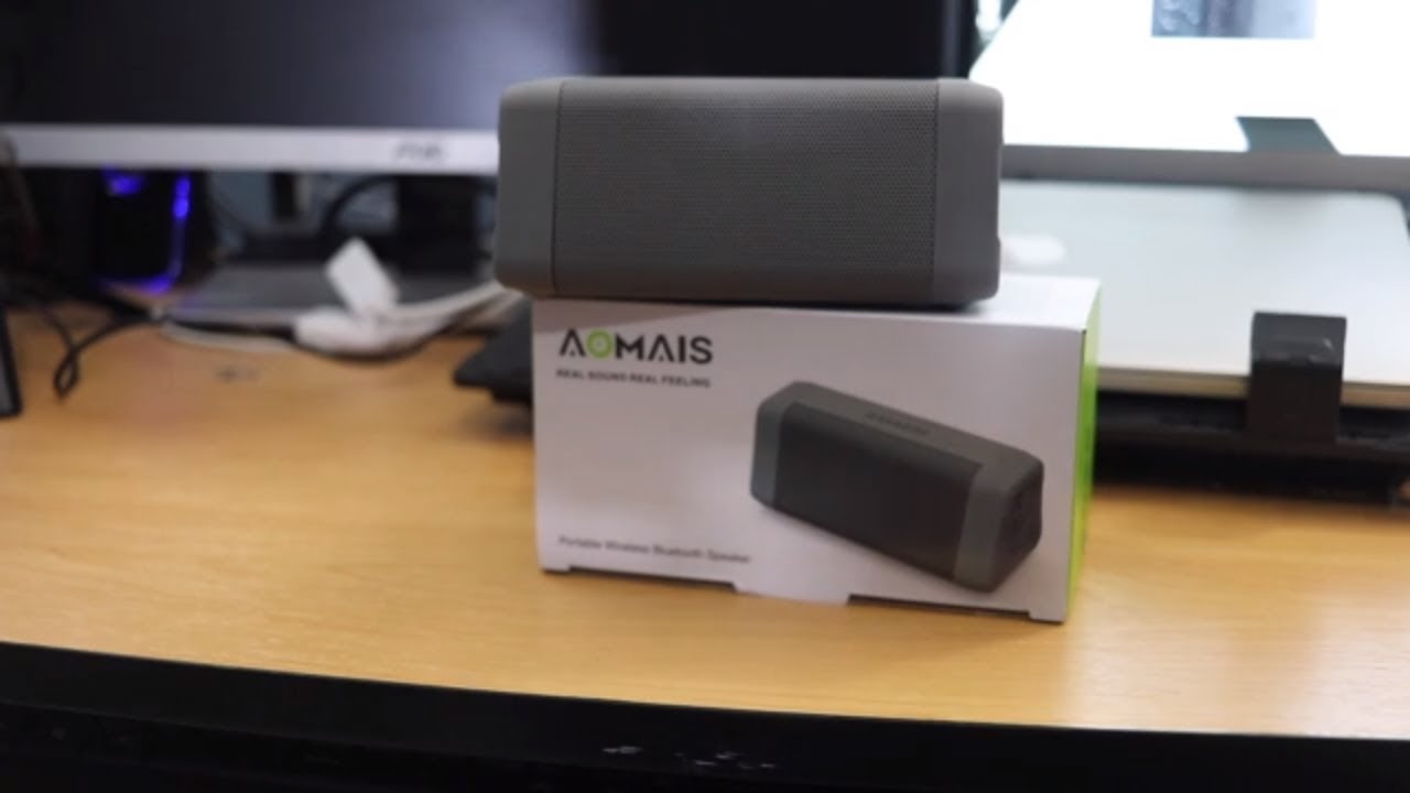 AOMAIS Real Sound Portable Bluetooth Speaker (Only $11.99) - YouTube