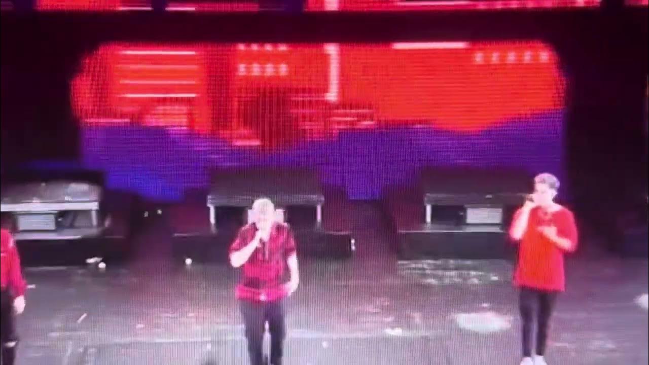 Why don’t we concert performing hooked performance live YouTube