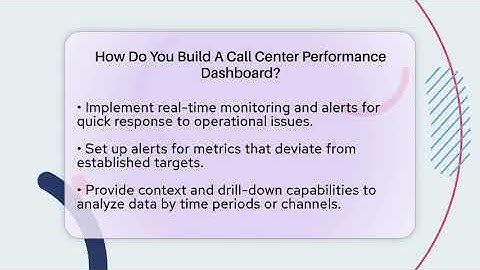 How Do You Build A Call Center Performance Dashboard? - Call Center Pro Strategies