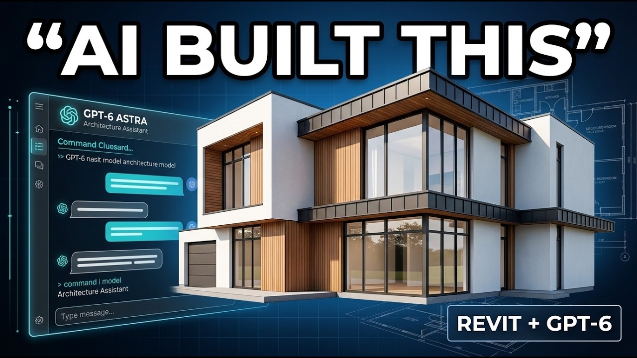 YouTube thumbnail for “GPT-6 Astra Built a Revit House in 14 Minutes 🤯” by Archi Vlogs