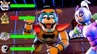 [SFM FNaF] Top 5 Security Breach REJECTED VS Fights WITH Healthbars