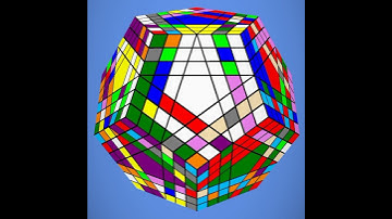 7x7 Dodecahedron scramble #rubikscube #solve #scramble #viral