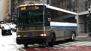 2007 MCI D4500CL #4321 on the SIM8 at Madison Avenue and 42nd Street