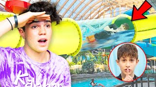 EXTREME Hide \& Seek In Worlds LARGEST Water Park! ft. Salish \& Nidal