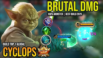 CYCLOPS BEST BUILD 2025 | BUILD TOP 1 GLOBAL CYCLOPS GAMEPLAY | MOBILE LEGENDS✓