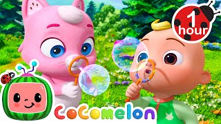 If You're Happy & You Know It Blow a Bubble! | 1 Hour of CoComelon Animal Time