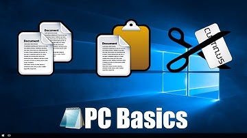 The Copy, Paste and Cut Commands in Microsoft Windows