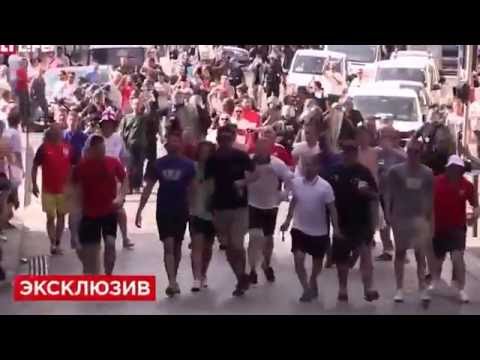 Драка Русских и Английских футбольных фанатов