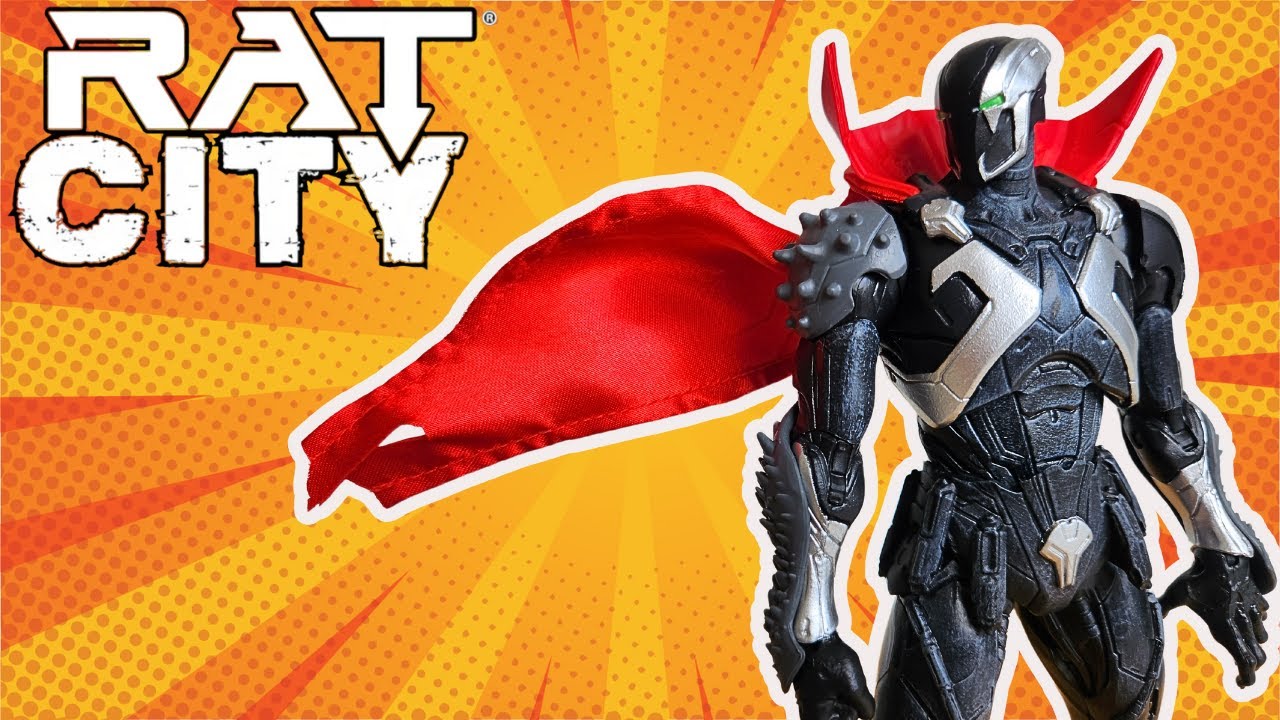 SPAWN (Rat City) Platinum Variant Action Figure Review | McFarlane