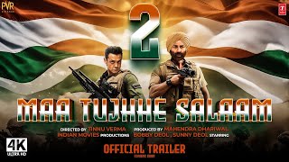 Maa Tujhhe Salaam 2 | Official Trailer | Sunny, Arbaaz | ma tujhe salam 2 teaser trailer update 2023