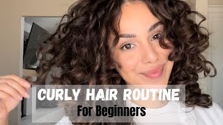 Easy Curly/Wavy Hair Routine + Wash Day Prep with Scalp Oil + Saltair Shampoo &amp; JVN Hair Mask
