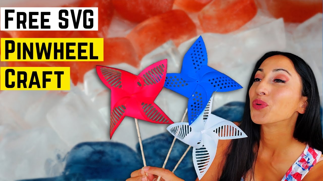 DIY Cricut Patriotic Pinwheel Craft Tutorial | Easy & Fun - YouTube