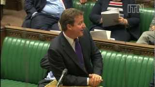 David Cameron joke gets Commons roaring with 'pleasure'