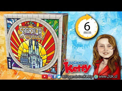 Sagrada Artesanos en 6 minutos [Juego de Mesa / Cómo se Juega / JcK]