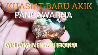 KHASIAT BATU AKIK PANCA WARNA DAN CARA MENGAKTIFKANYA