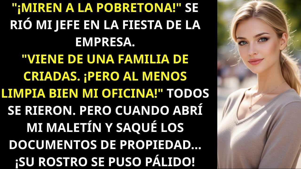 Mi Jefe Se Burló de Mi Familia Pobre, Pero No Sabía Que Yo Era La Dueña Secreta De La Empresa