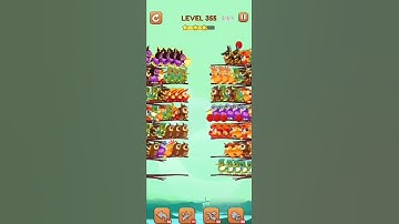 BIRD SORT 2 COLOR PUZZLE GAME🐦 LEVEL 355