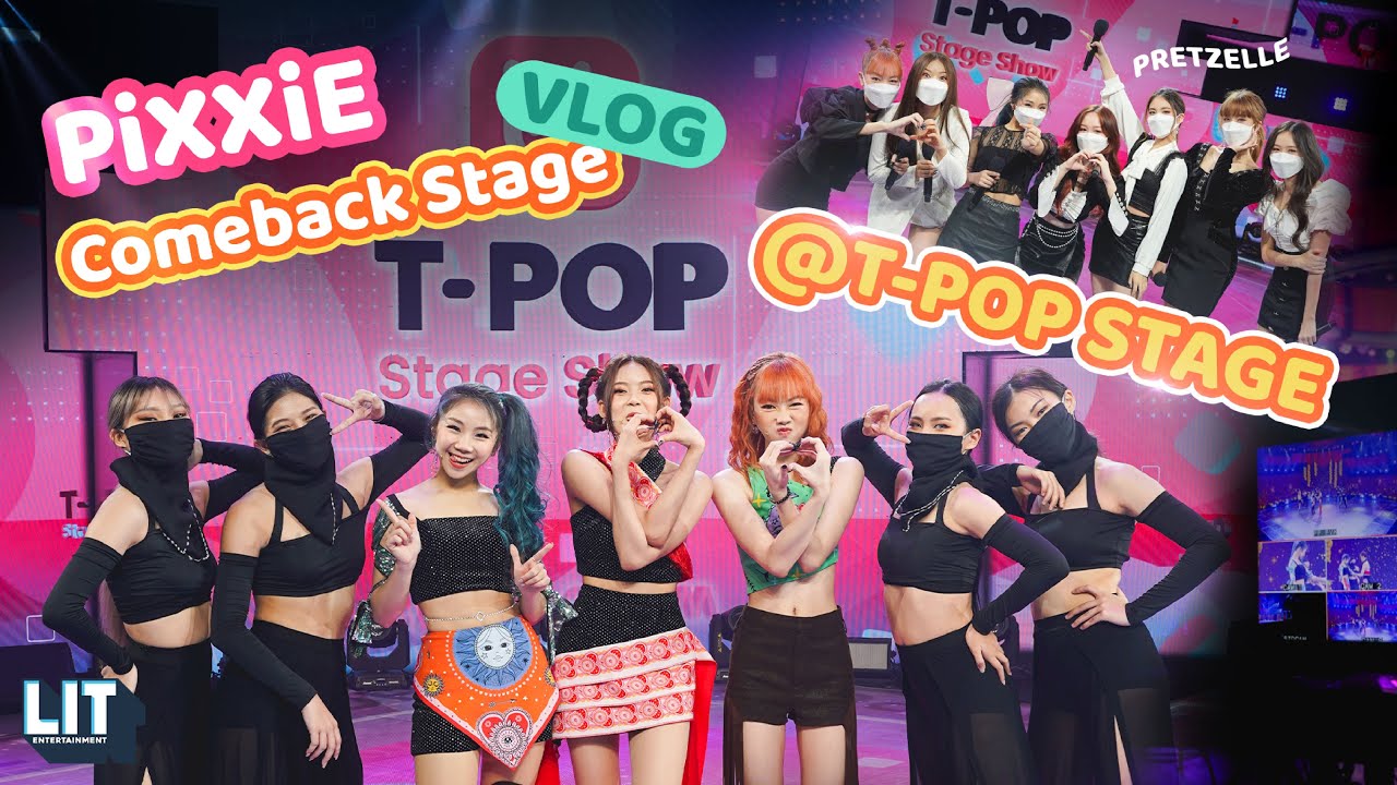 PiXXiE Comeback Stage Vlog At T-POP STAGE
