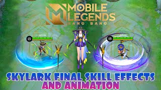 Fanny Skylark Skin Final Skill Effects and Animation MLBB