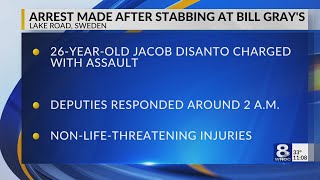 Brockport man arrested for stabbing at Bill Gray's