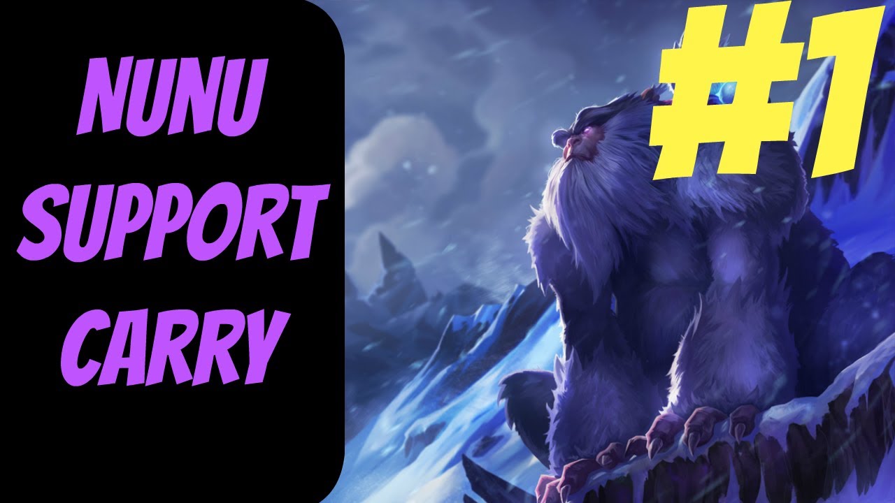 lets play a little game How to Carry as Nunu #1 -- Only Support to Diamond Series -- League of Legends