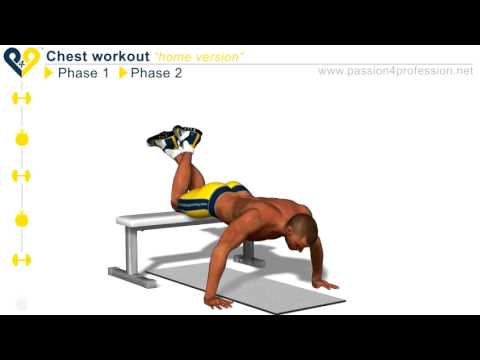 მკერდის კუნთების ვარჯიში 1LVL Chest traning home workout