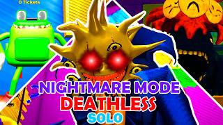 Wonderland - NIGHTMARE MODE - DEATHLESS - SOLO [Full Walkthrough] ROBLOX