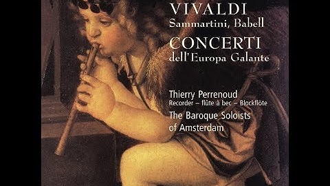 Baroque Concertos for Recorder & Strings / Vivaldi: Concerto in A Minor