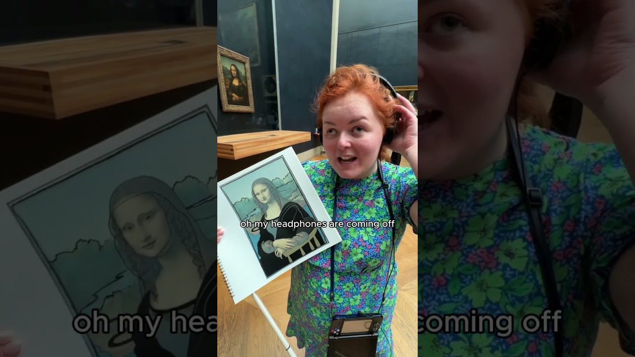 I’m blind and I got to feel the Mona Lisa!