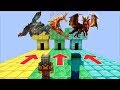 DON'T ENTER THE WRONG DANGEROUS CASTLE MADE OUT OF DIAMOND GOLD AND EMERALD !! Minecraft Mods