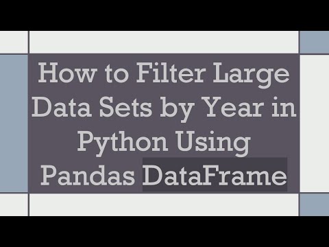 How to Filter