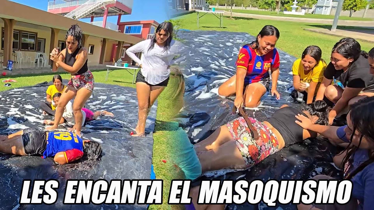 Se dejaron rojita las pompas por los cinchazos.