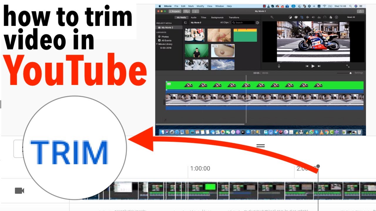 how to cut video in youtube editor