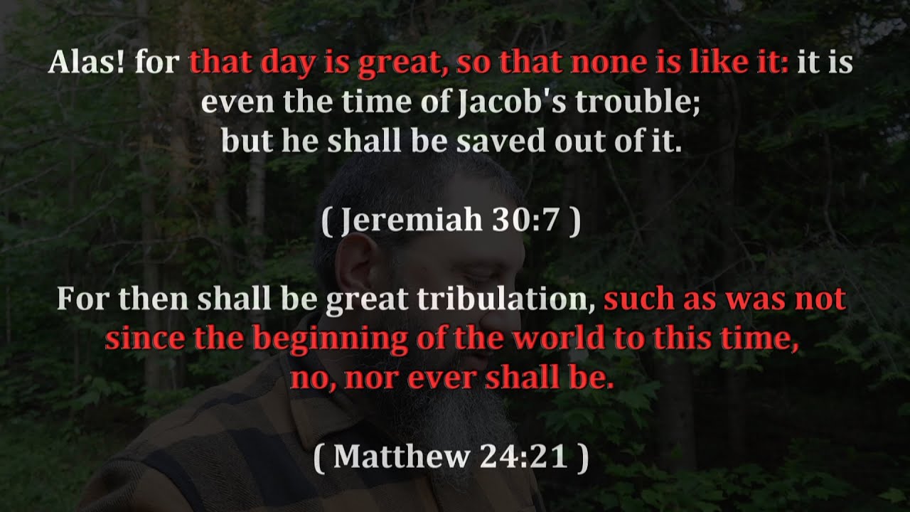 The Time Of Jacob's Trouble Has NOT Happened Yet