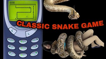 I made a Classic Snake Game||Learning Python|| First project ||Source code available