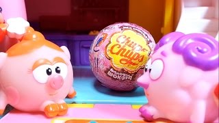 Смешарики мультик игрушки 2016 Нюша и Бараш Чупа Чупс Винкс Smeshariki cartoon toys Chupa Chups Winx(Смешарики мультфильм с игрушками Нюша и Бараш открывают ЧупаЧупс серии Винкс клуб. Smeshariki cartoon with toys open Chupa..., 2016-09-10T06:36:53.000Z)