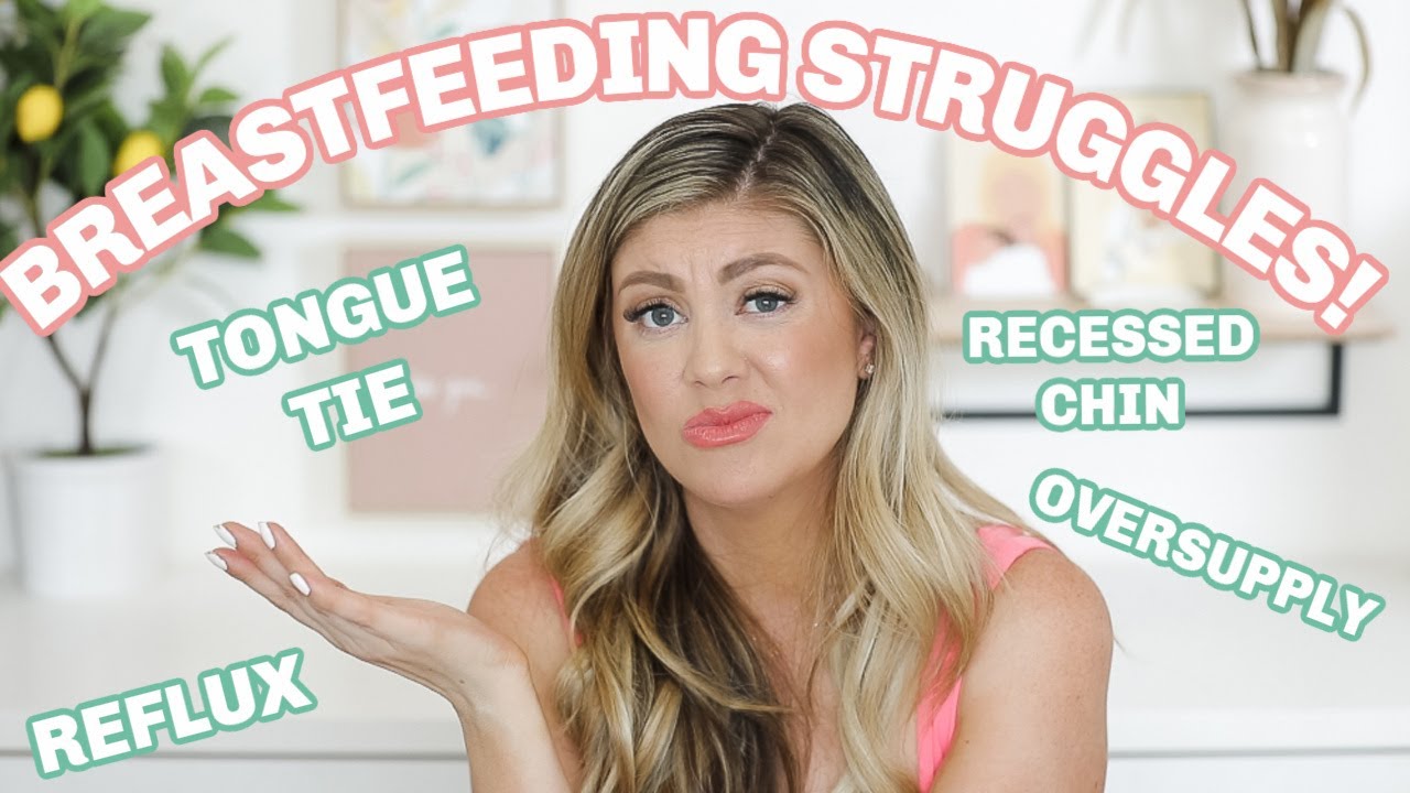 MY BREASTFEEDING JOURNEY RECESSED CHIN, TONGUE TIE, OVERSUPPLY & MORE