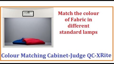 Colour Matching Cabinet - Judge QC -X-Rite