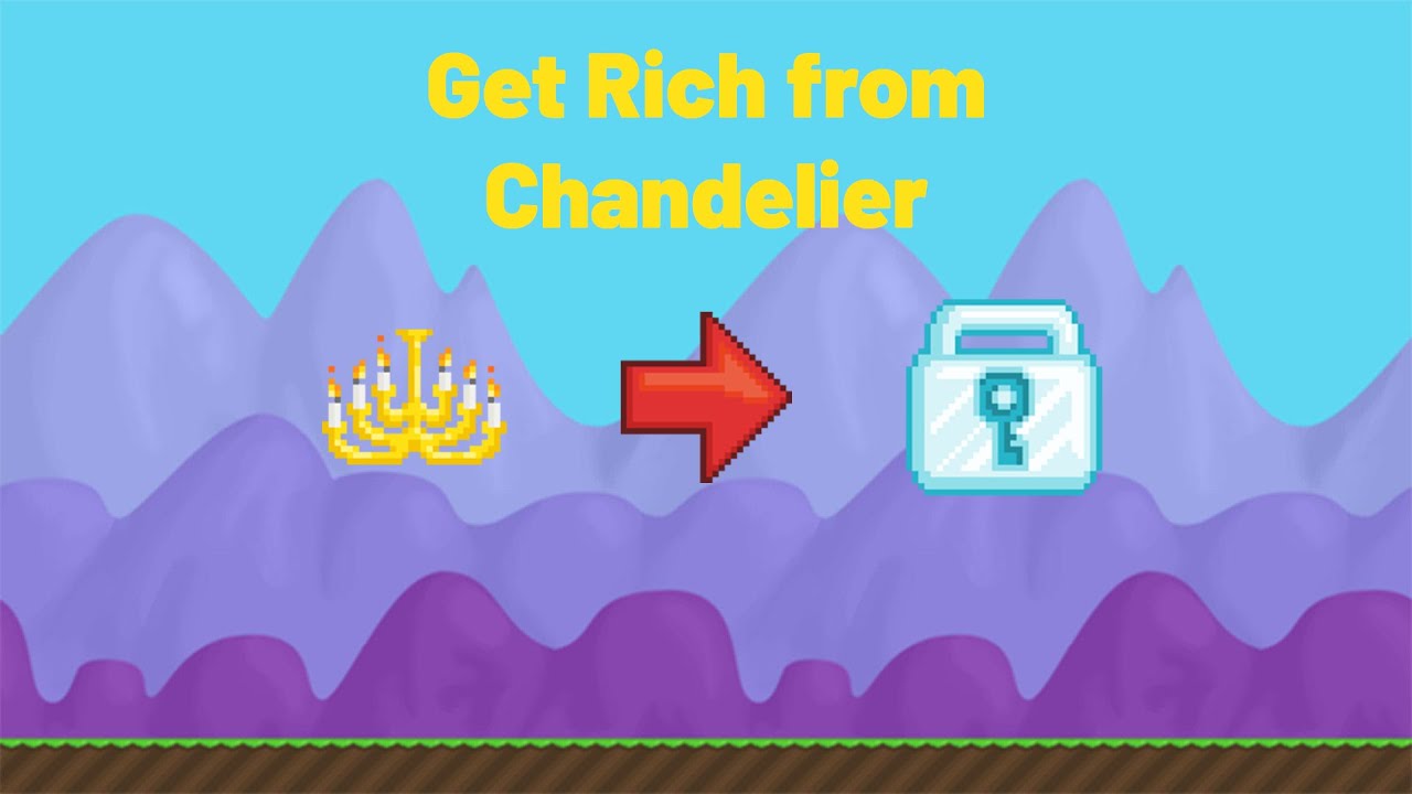 How to get profit from Chandelier Growtopia YouTube