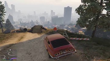 GTA V: Bullshit Death #1 - Cliff