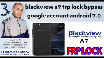 blackview a7 frp lock bypass google account android 7.0
