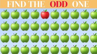 FIND THE ODD ONE OUT EMOJI QUIZ HOW GOOD ARE YOUR EYES