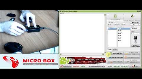 LG KP100 Read Codes with Micro-Box
