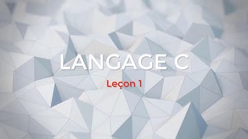 LANGAGE C : Les bases #1