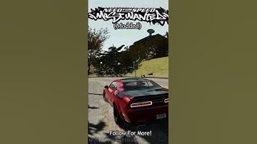 Dodge Challenger SRT Demon Mod for NFS Most Wanted #needforspeed #needforspeedmostwanted #shorts