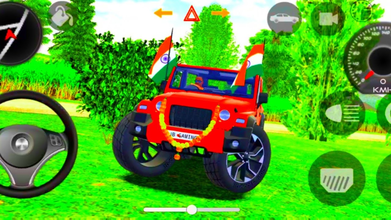 Modified Mahindra Thar😈Games:Indian Thar Red (Gadi Wala Games) Car Game Android Game Part26