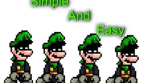 How To Make a sprite Animation with MSpaint And WMM